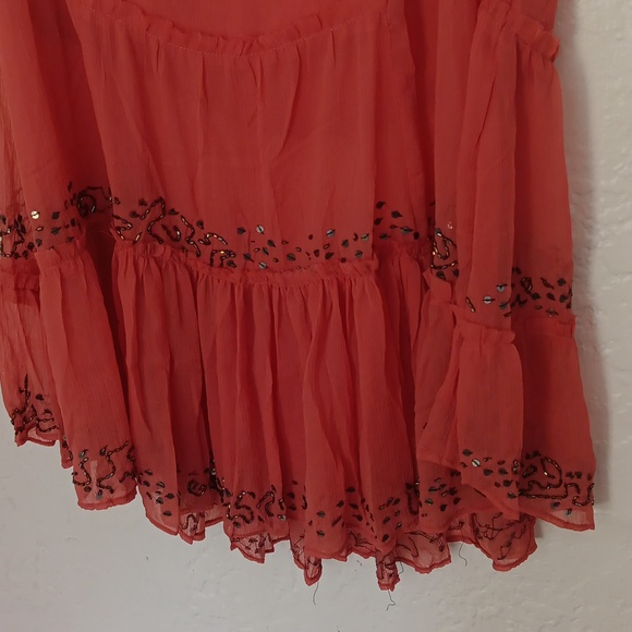 Cute Options Salmon Color Blouse - Picture 3 of 5